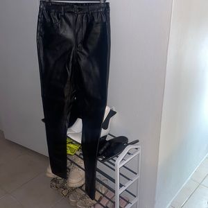 Missguided leather pants